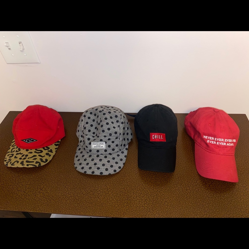 Dad hats and snap backs